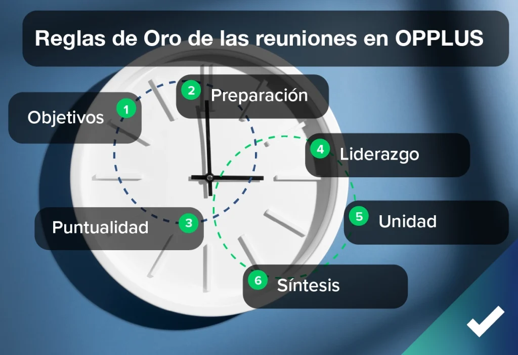 Reglas de oro de las reuniones efectivas de OPPLUS